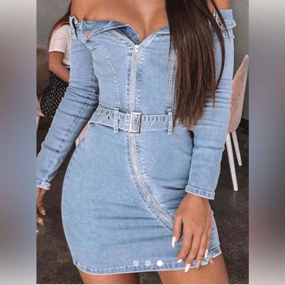 Denim dress